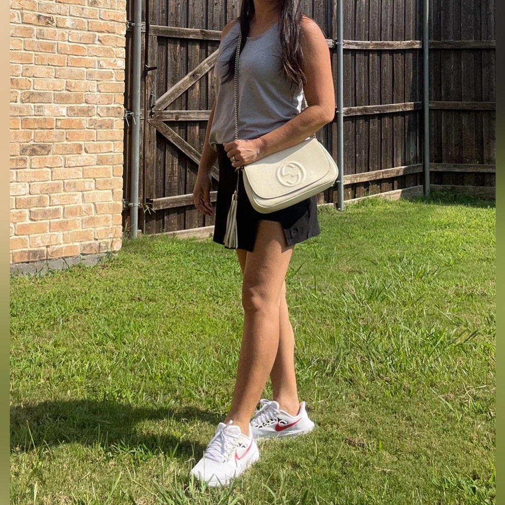 GUCCI Soho GG Ivory/Off White Crossbody Bag
